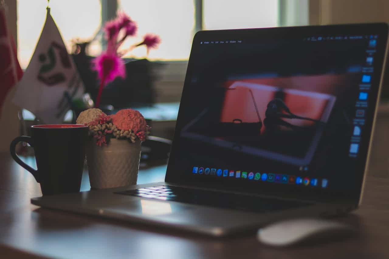 Designer working at a desktop computer